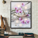 Flower 5D Round Diamond Rhinestone Painting Embroidery DIY Cross Stitch