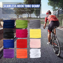 12pcs Outdoor Sports Bandana Scarf Seamless Elastic Face Cover Neck Tube