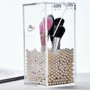 Clear Makeup Brushes Box Cosmetic Storage Box Beauty Brush Container Pencil