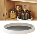 360 Rotation Non-Skid Spice Rack Pantry Cabinet Turntable with Wide Base St C5H9