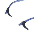 3 pairs of ear hooks Glasses Supports Anti-slip Silicone - Black W4B5