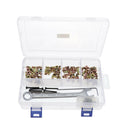 Hand Riveter  Nutsert Tool Kit - 100pcs M4 Nuts , Hex Wrench