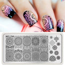 1pcs DIY Manicure Template Nail Art Image Stamping Mandala Print Plate Stamper