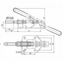 Hand Tool 302FM Toggle Clamp Quick Release Push Pull Type Holding Capacity