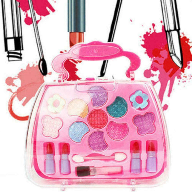 Makeup Set For Kids Cosmetic Girls Gift Eyeshadow Lip Gloss Blushes Gift Y4Y8