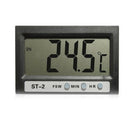 New Car In Out LCD Dual-Way Digital Thermometer & Clock ST2