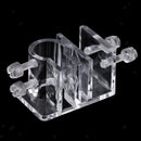 2Pcs Aquarium Acrylic   Tank Outflow Inflow Pipe Water Hose Clip Holder