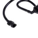 Black replacement coil acoustic air tube earplug for radio earpiece headset M&E