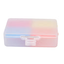 4 grids portable pill splitters cute creativity pill box folding pill case 1p Cy