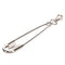 Unisex Punk Metal Wallet Belt Chain Rock Pants Keychain Pin Ring Clip Keyring`US