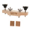 DIY Guitar Bridge Clamp with Rosewood Bridge for Acoustic Guitar Repair Tool