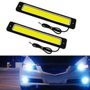 2X Car SUV Yellow COB LED Daylight Bulb Turning LAMP Daytime Running Light