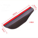 2x Black Universal Car Rear View Side Mirror Rain Board Sun Visor Shade Shield