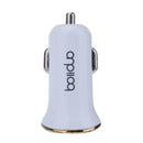 5V 2.4A/1.0A Dual USB Fast Charging Smart Car Charger for Phone Tablet
