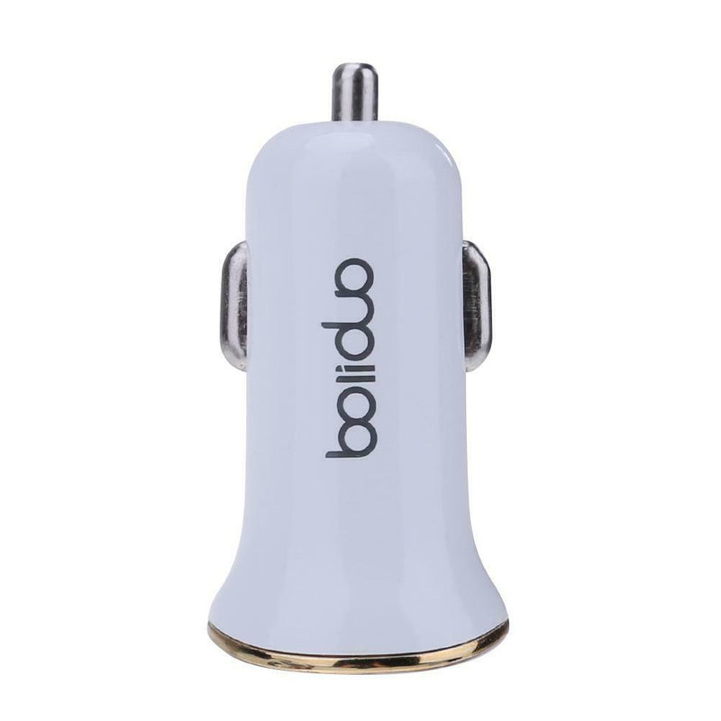 5V 2.4A/1.0A Dual USB Fast Charging Smart Car Charger for Phone Tablet