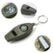 4 IN1 Compass Thermometer Whistle Magnifier Versatile Travel green With Key