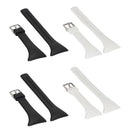 4Pack Silicone Watch Band Wrist Strap Holder + Buckle for Polar FT4 FT7 FT