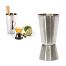 25/50ml Measure Cup Jigger Single Double Shot Short Drink Spirit Cocktail P B2D6