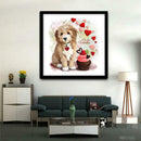 5D DIY Full Drill Diamond Painting Cross Stitch Embroidery (Love Dog)