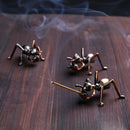ant copper incense burner holder plate stick cones home decor decorations  FT