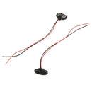 15 pcs 15cm wire rope 9 volt battery clip plug connection T Art U4H1