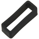 Black Watch Strap Retaining Hoop Loop Rubber Retainer Buckle Holder 24mm