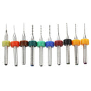 Box 10x 0.3-1.2mm PCB Small Drill Bits PCB Drills Drill Drilling H4P8