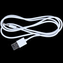 5X(3.5mm Plug Audio AUX to USB 2.0 Plug Adapter Charging Cable 1M White Z6M7)