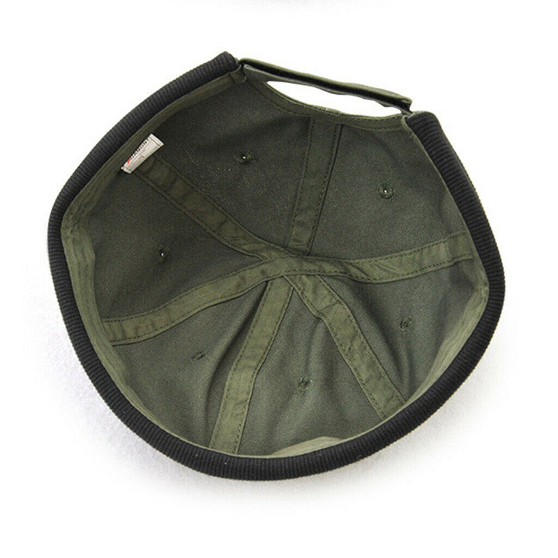 2 Pieces Fashion Cotton Skullcap Retro Roll up Edge Docker Hat Adjustable