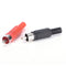 20X Black & Red Solder RCA Male Plug Audio Video Adapter Connector  JR