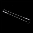 10pcs Baby Feeding Bottle Cup Straw Wash Brush Stainless Steel Spiral Cleaner M&