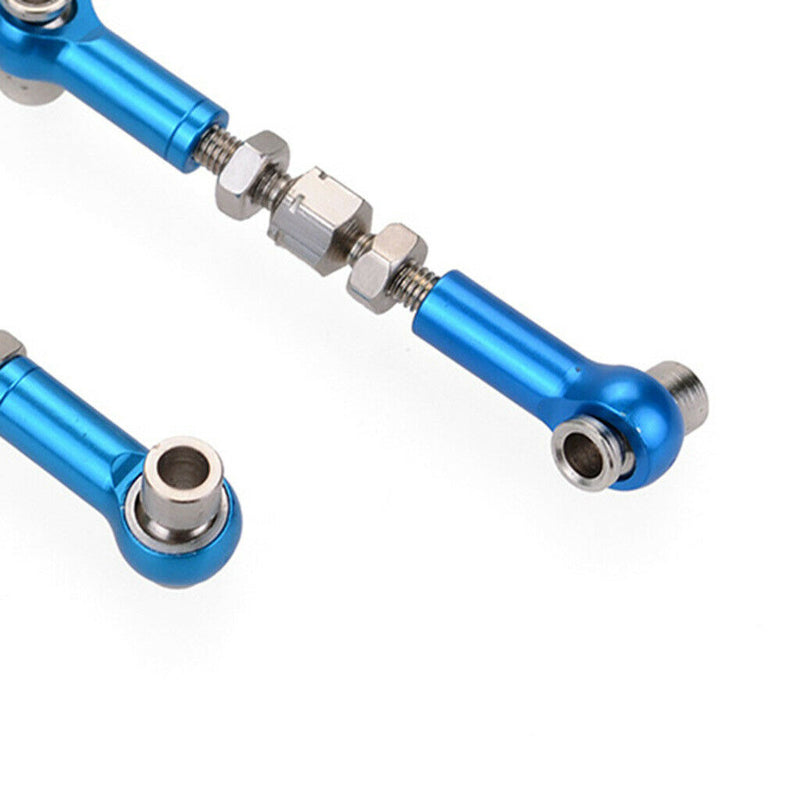 6 Pack Machined Metal Front Rear Adjustable RC Turnbuckles Pull Rod for 1/12 &