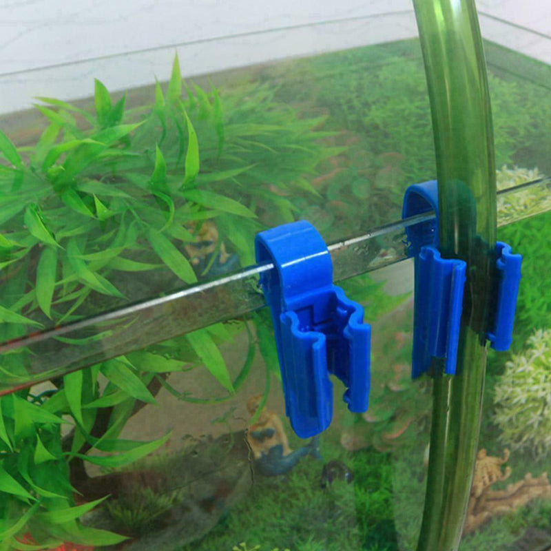 Aquarium Fish Tank Filtration Hose Holder Water Pipe Clamp Clip Air Fixing Favor