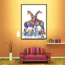 DIY Giraffe Diamond Painting 5D Cross Stitch Embroid Rhinestones Kits Decor