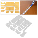 13Pcs Clear Acrylic Fiber Wallet Pattern Stencil Template Tool DIY Leather Craft
