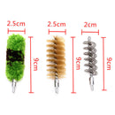 Gun Cleaning Kit Tube Brush Head Clean Brush Tool Set For 12GA Gun Brush Too_3C