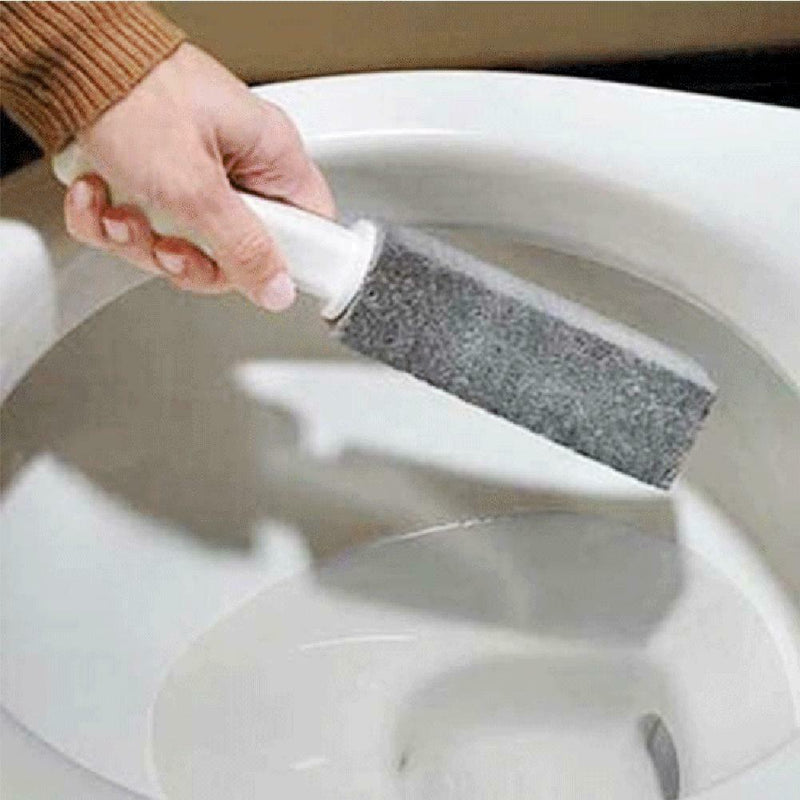 2pcs Water Toilet Bowl Natural Pumice Stone Cleaner Brush Wand Cleaning Rod A