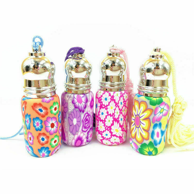 1pc 6ml Cute Glass Empty Perfume & Essential Oil Bottle Roll E9E5 On Roller I0W6