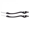 8 Pcs/ Set Soft Plastic Handle Knitting Needles Aluminum Crochet Kit Sewing