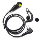 2 Pin Earpiece M Head PTT Mic Headset for HYT TC 700 600 500 Two Way Radio A