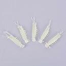50Pcs 0.6g Luminous Shrimp Fishing Lures Soft PVC Green Shrimp Artificial B BX