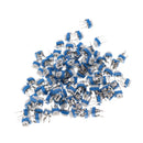 100 Pieces of 50K 503 Ohm Breadboard Trimmer Trimpot Potentiometer Blue