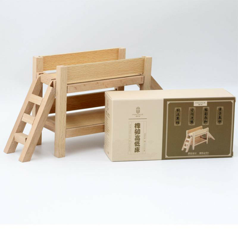 DIY Wooden Disassembly Bed Tool Assembly Kids Wooden Blocks Toys Children's