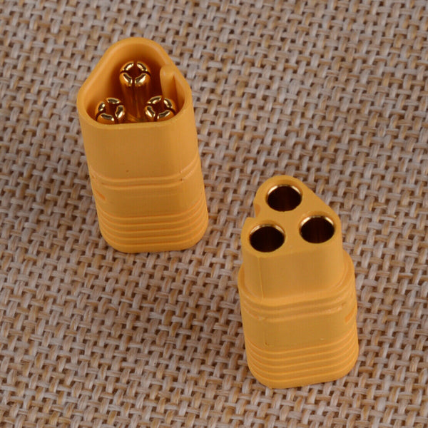 5 Pairs MT60 3-Wire 3.5MM Bullet ESC to Motor Connector Set