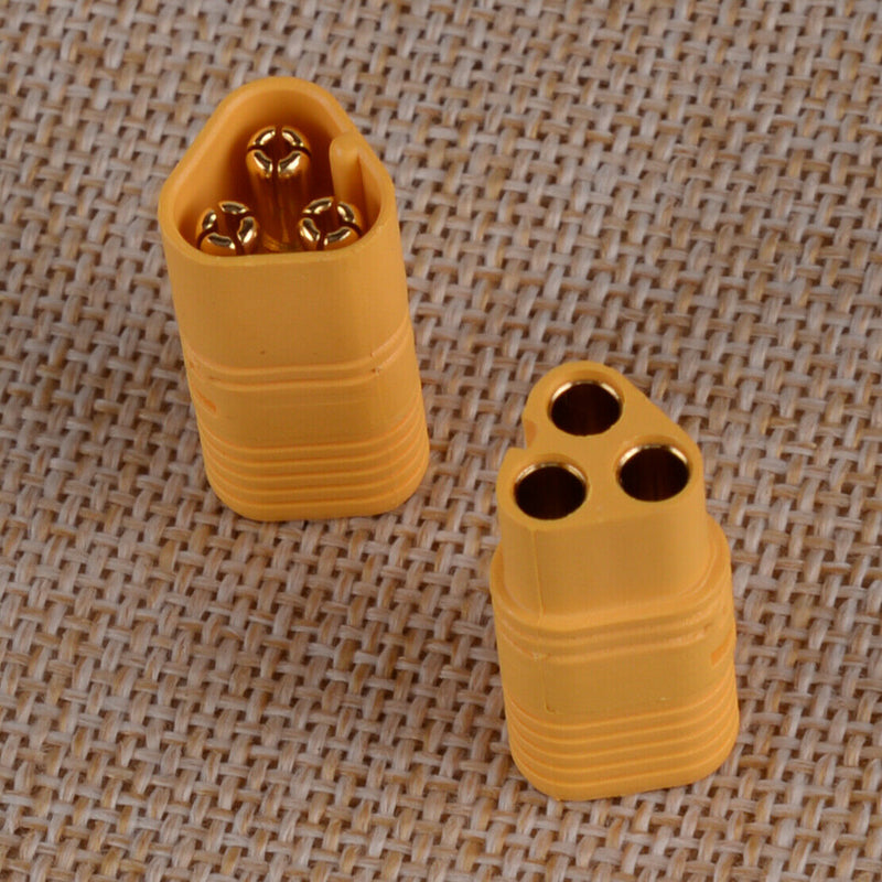 5 Pairs MT60 3-Wire 3.5MM Bullet ESC to Motor Connector Set