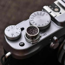 Black Soft Real Leather 12mm Release Shutter Button XT10 D8G2 For Fuji x30 H1T5