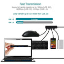 USB Type-C to USB 3.0 Hub with 4 USB-A Ports Adapter for New Macbook PC Laptop