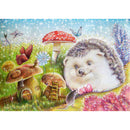 Hedgehog 5D DIY Full Round Diamond Painting Animal Mosaic Kit Gift (PSD014)