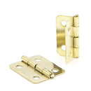 10Pcs Kitchen Cabinet Door 4 Holes Drawer Hinges Jewelry Box Furniture 18x16mm