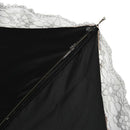 Compact Lace Wedding Parasol Folding Travel Sun Umbrella UV Block (gray) V3M9